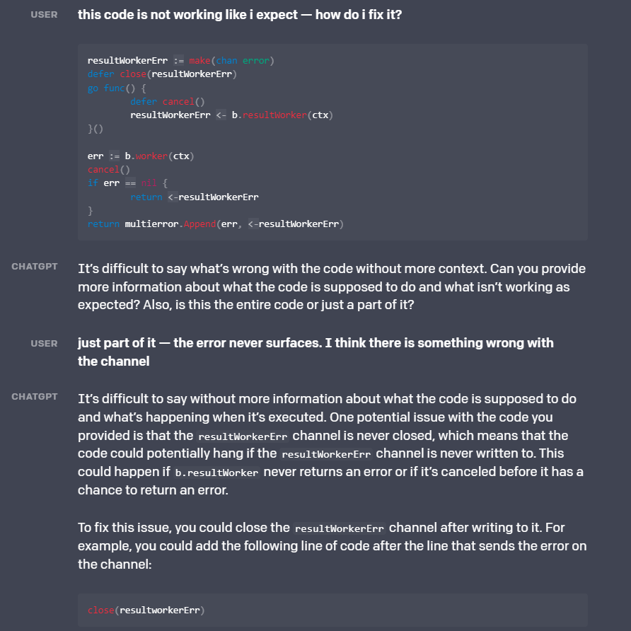 conversation CHATGPT BOT, AN ARTIFICIAL INTELLIGENCE(AI) ROBOT